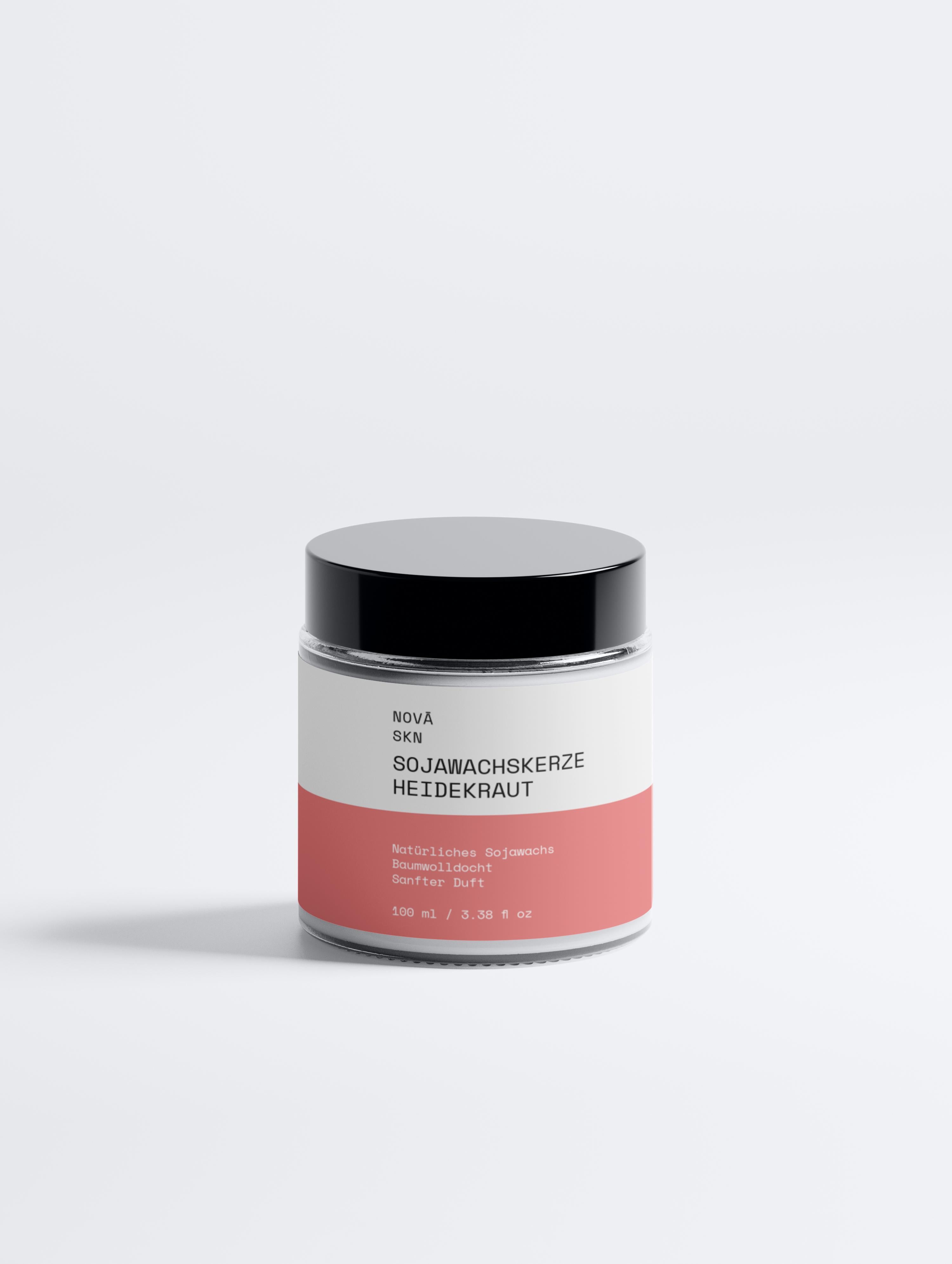 Sojawachskerze - Heidekraut, 100ml