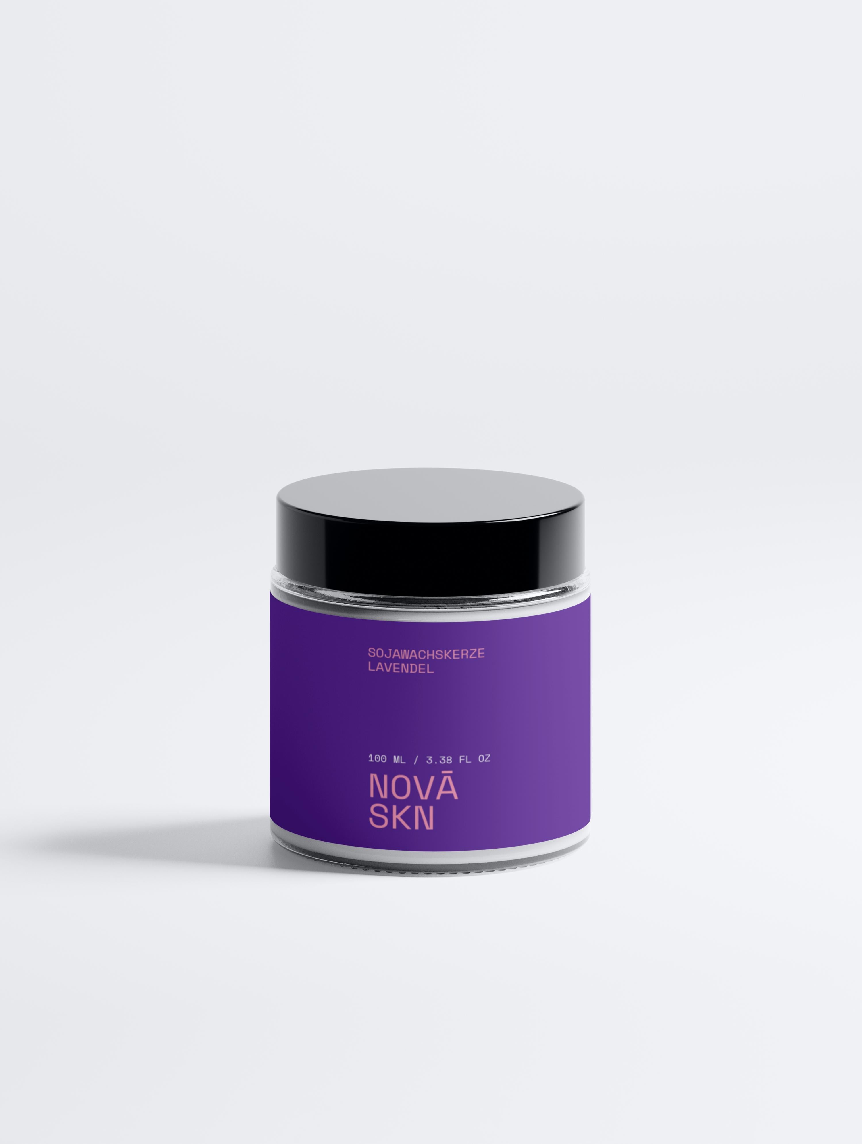 Sojawachskerze - Lavendel, 100ml